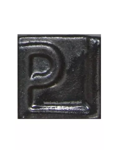 Émail faïence opaque noir jaspé sans plomb EESP01LL – 1 kg