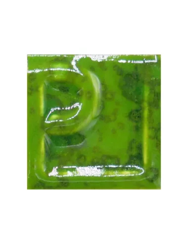 Émail faïence liquide opaque à effet Moucheté Kiwi sans plomb EESP35LL – 1 kg