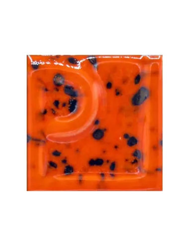 Émail faïence liquide opaque à effet Moucheté Papaye sans plomb EESP37LL – 1 kg