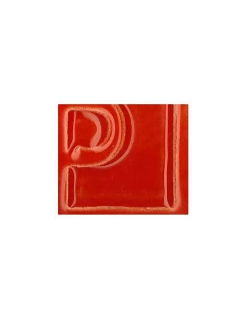 ÉMAIL FAÏENCE TRANSPARENT SS PLOMB BRILLANT ROUGE VIF XP3052/T