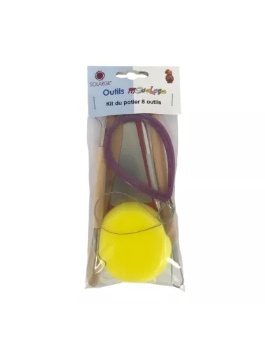 KIT DU POTIER (8 OUTILS)