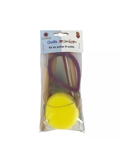 KIT DU POTIER (8 OUTILS)