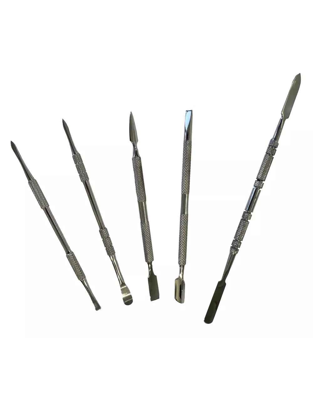 KIT 5 OUTILS INOX DOUBLE L.120 ET 165mm
