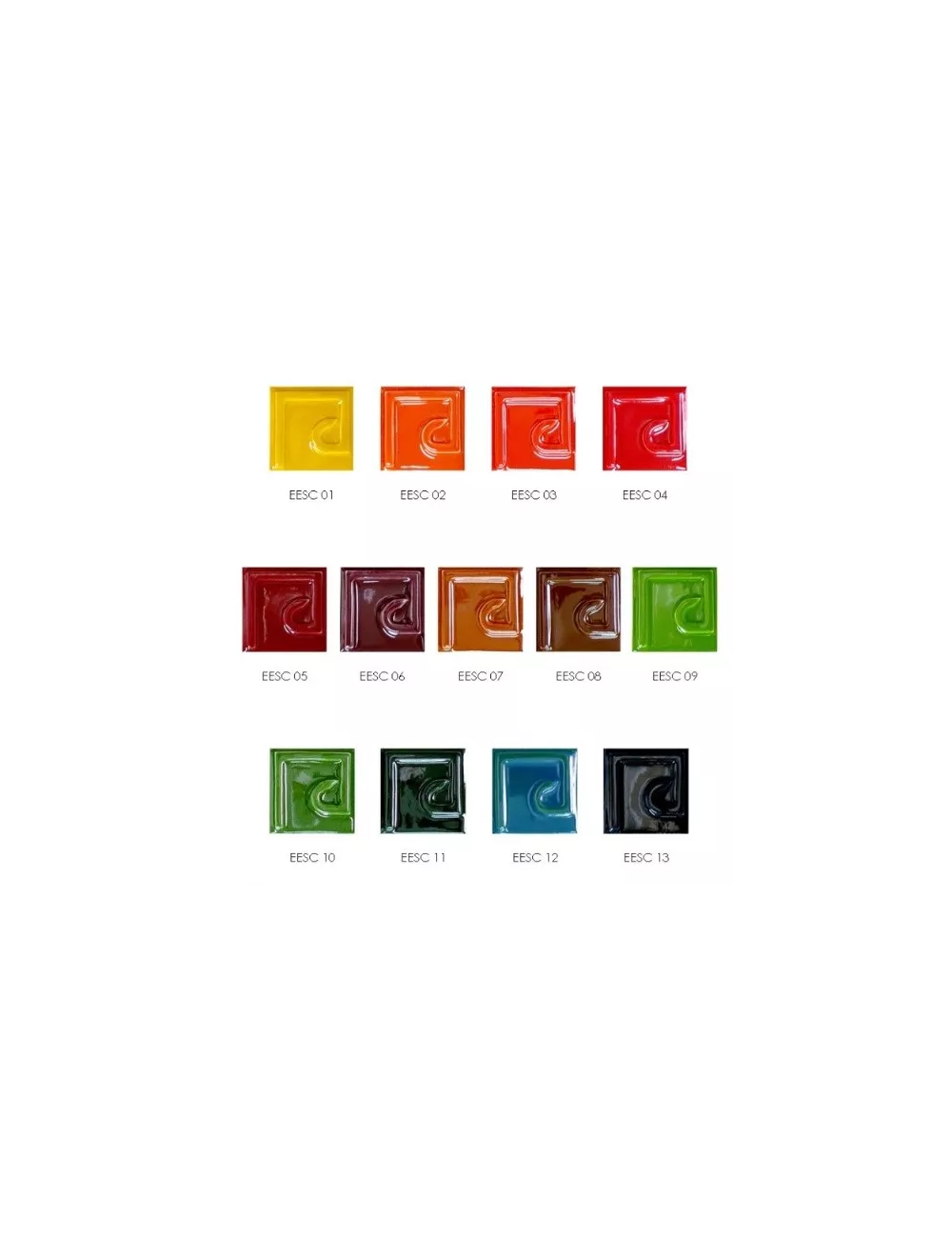 ÉMAIL FAÏENCE OPAQUE SANS PLOMB BRILLANT CADMIUM ANTHRACITE EECS13