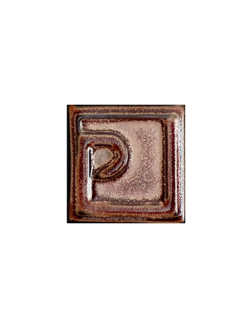 ÉMAIL FAÏENCE À EFF. AVENTURINE SS PLB BRIL. LUSTRE NOIR MOIRÉ E21017