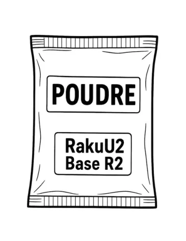 Émail faïence & Raku Base R2 – Émail céramique