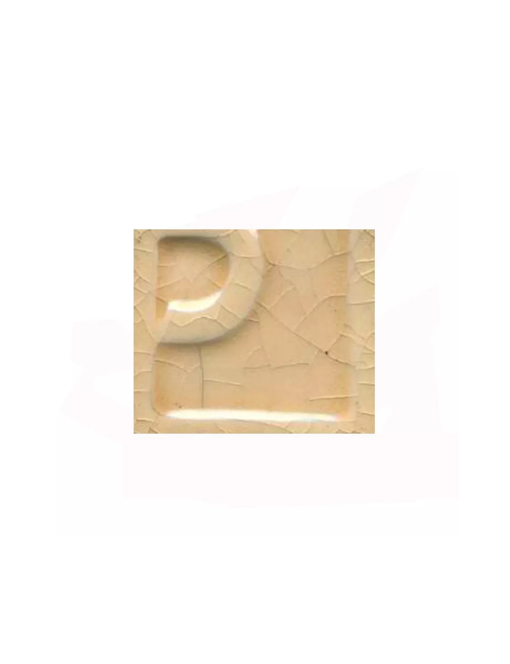 ÉMAIL FAÏENCE & RAKU CRAQUELÉ BEIGE M6189