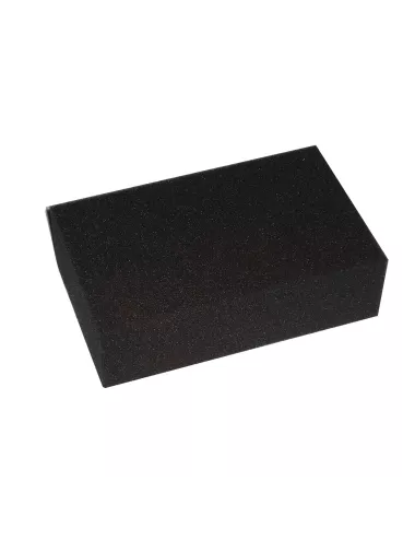 EPONGE RECTANGULAIRE 145X95X45 mm NOIR GRAIN FIN