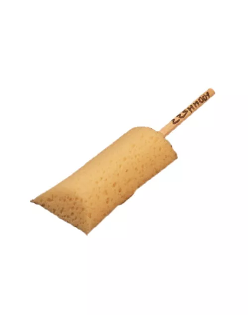 EPONGE MANCHE BOIS 1/2 GOUTTE D EAU EMBOUT DIAM 50 MM L 110 MM