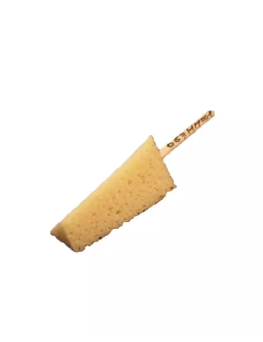 EPONGE MANCHE BOIS CONIQUE TRIANGULAIRE H LA + PETITE 25 MM L 89 MM