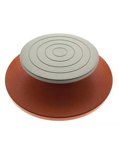 TOURNETTE ACIER REVERSIBLE ø 220 ET 150 MM H 60 MM