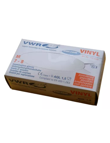 GANTS JETABLES VINYLE BTE DE 100 U