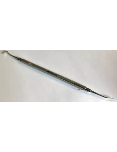 FR58 outil de sculpture inox double coudé avec griffes pour céramique