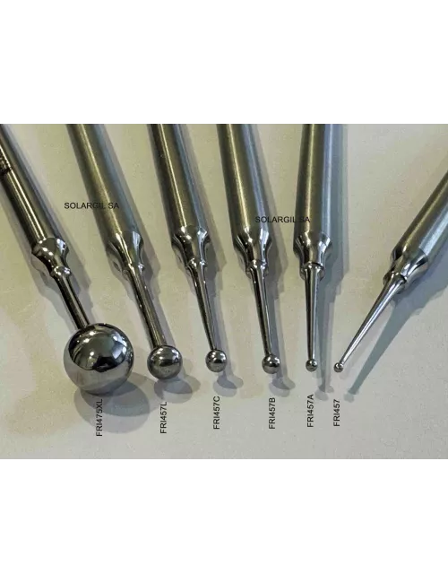 OUTIL INOX 165mm DOUBLE BOULE Ø 8-6