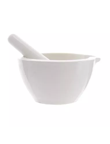 MORTIER AVEC  PILON EN PORCELAINE 150 ml