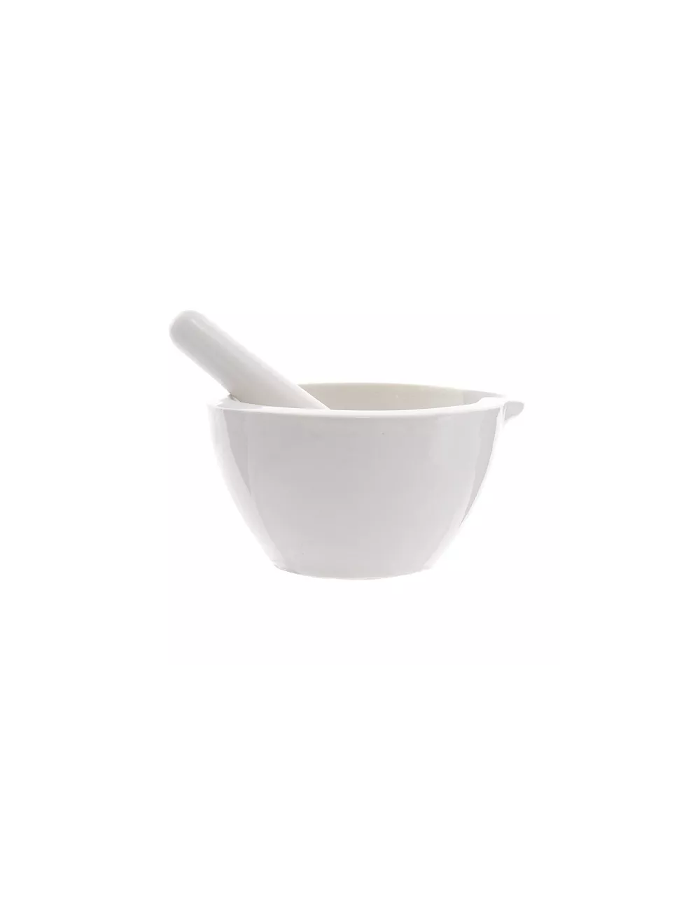 MORTIER AVEC  PILON EN PORCELAINE 150 ml