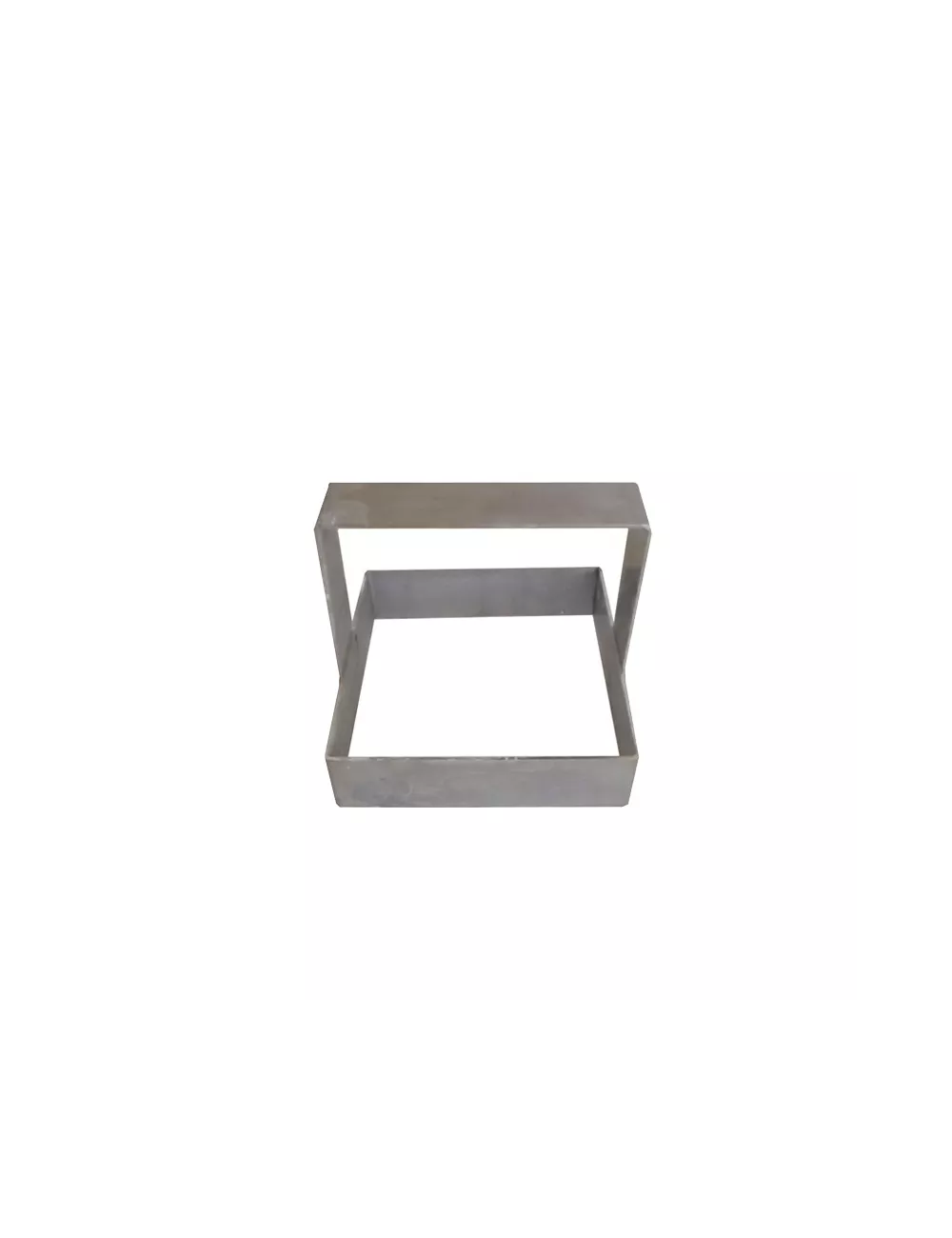 EMPORTE PIECE INOX CARRE 228*228 MM