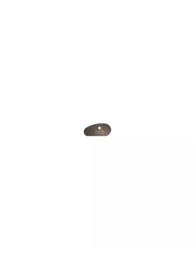 Estèque inox demi-ovale souple EST301S 70 x 35 mm pour poterie et céramique