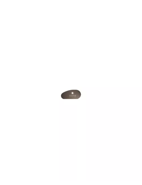 ESTEQUE INOX  DEMI-OVALE RIGIDE 71 x 39 MM