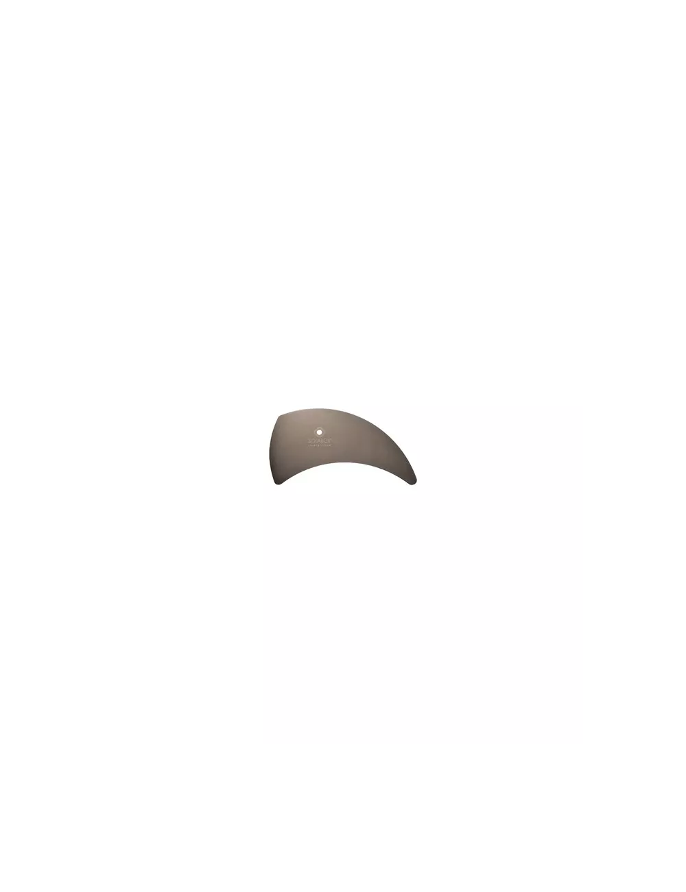 ESTEQUE INOX BICORNE RIGIDE 153 x 81 MM