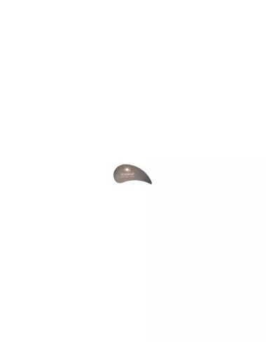 Estèque inox crantée goutte d'eau souple EST312S 71 x 39 mm