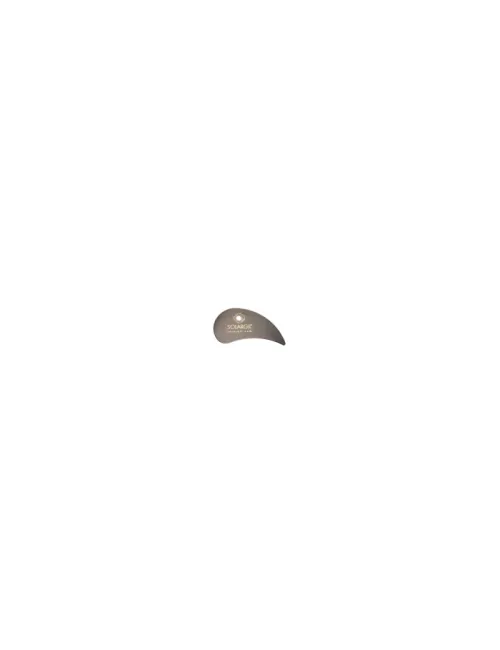 ESTEQUE INOX CRANTEE GOUTTE D EAU RIGIDE 71 x 39 MM