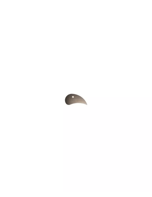 ESTEQUE INOX GOUTTE D EAU SOUPLE 69 x 36 MM