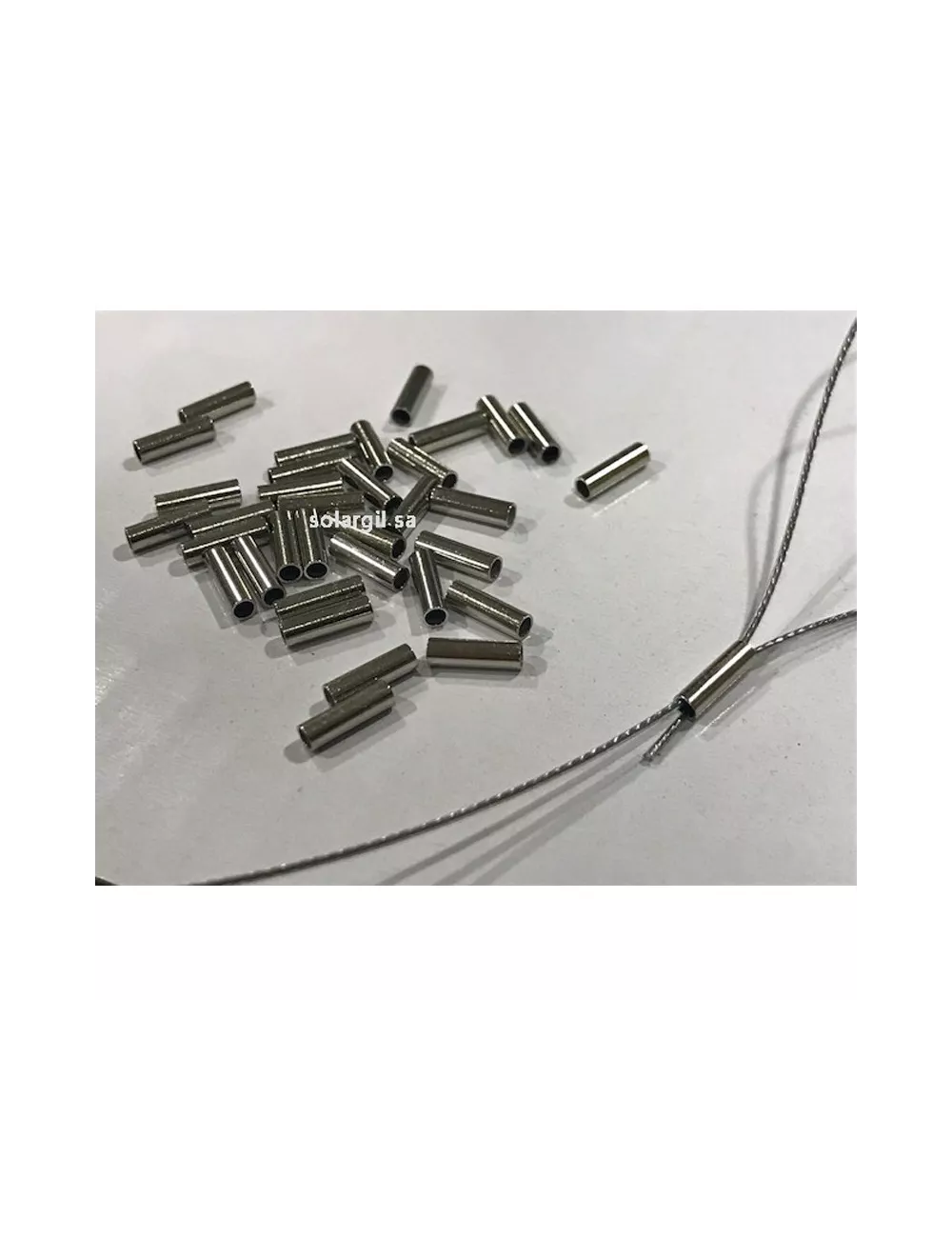 MANCHON INOX A SERTIR POUR CABLE EN 0.7 MM