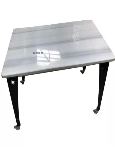 TABLE PREPARATION MARBRE 1500 X 800 X H 750 MM