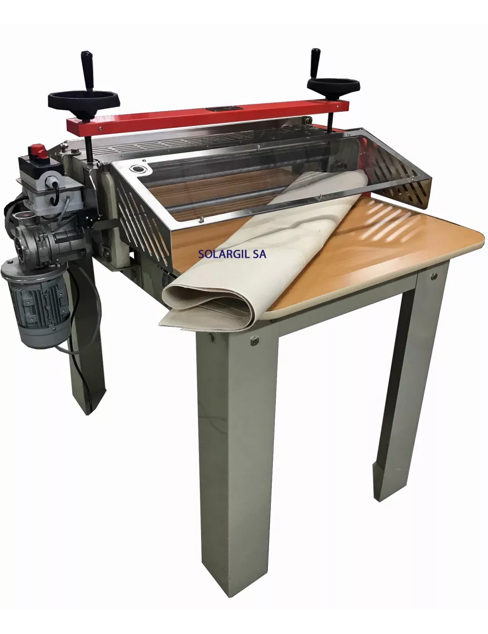 CROUTEUSE ELECTRIQUE DOUBLE ROULEAUX MONTEE SUR TABLE SR-30E