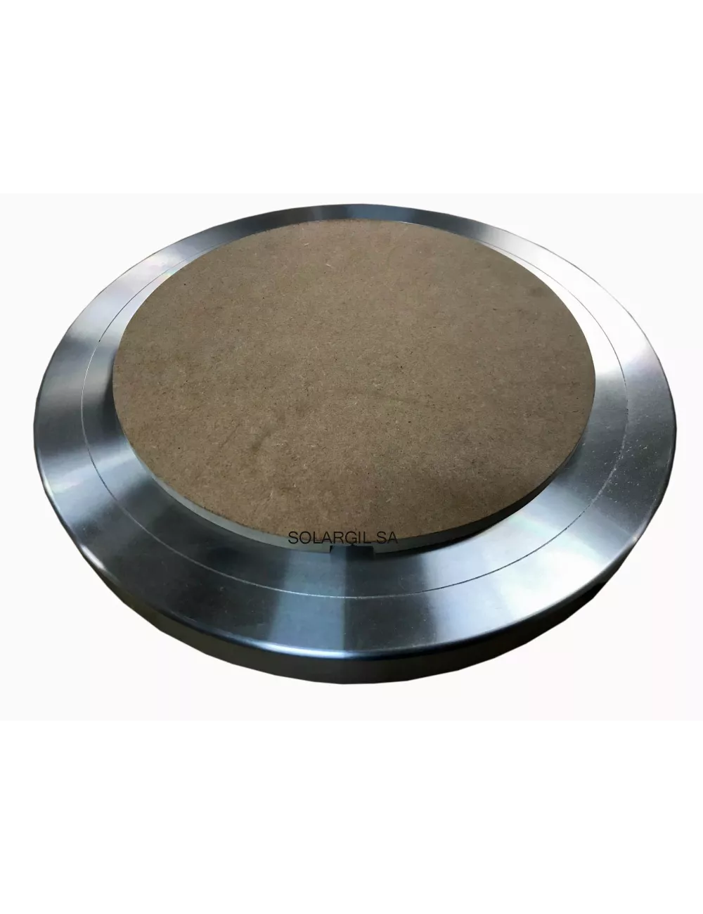 RONDEAU BOIS EP 12 MM Ø 265 MM - 2 TROUS CENTRAGE GIRELLE