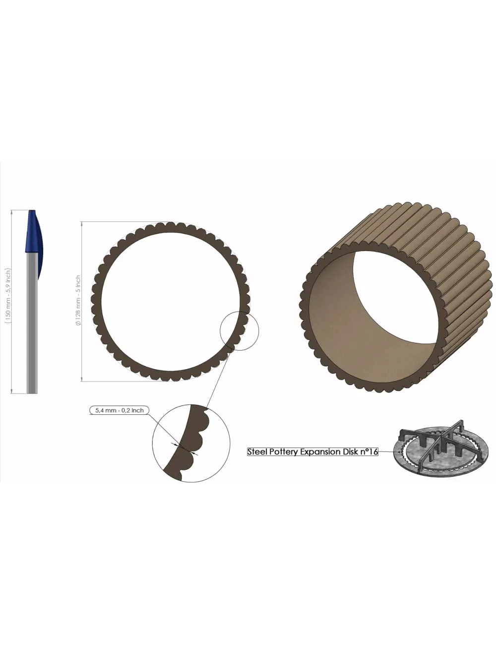 PROFIL EXPANSION CREUX 16 SP95