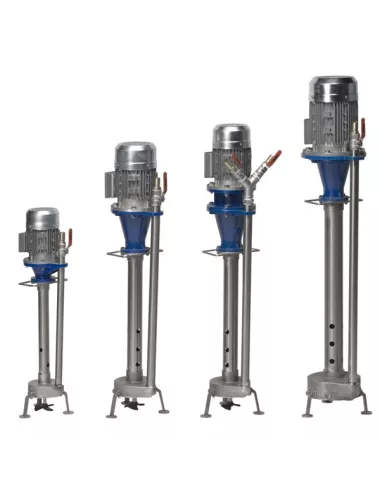Pompe verticale inox BVG 0.37 – 0,37 kW pour émail et barbotine