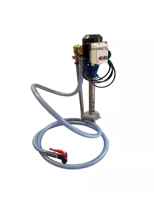 KIT POMPE INOX 0.75KW AVEC PISTOLET DE COULAGE