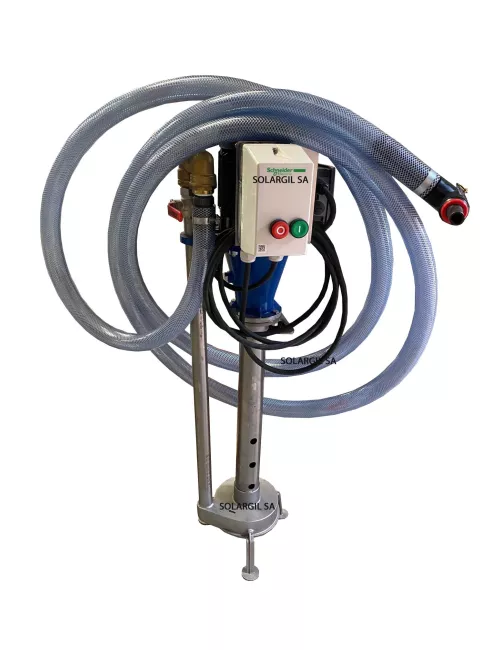 KIT POMPE INOX 0.75KW AVEC PISTOLET DE COULAGE