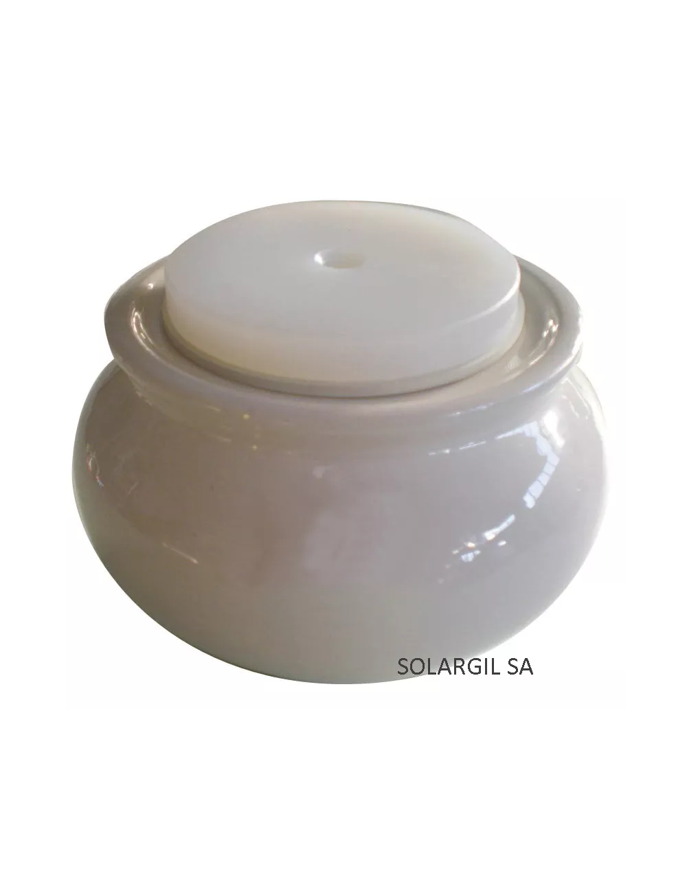 JARRE 1800CC EN PORCELAINE POUR BROYEUR PLANETAIRE