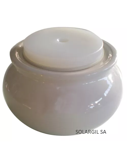 JARRE 1800CC EN PORCELAINE POUR BROYEUR PLANETAIRE
