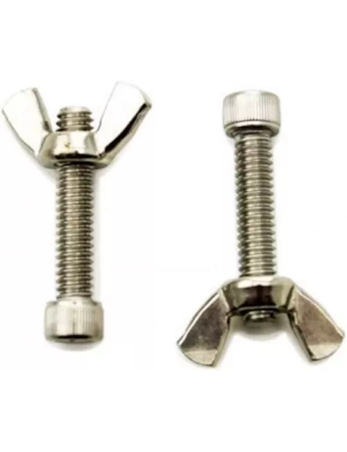 2 ERGOTS INOX DÉMONTABLES POUR GIRELLE