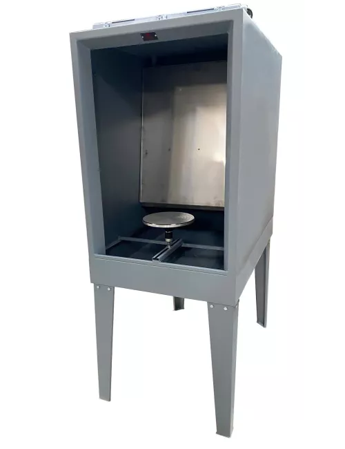 CABINE D'EMAILLAGE INOX CPA5 ETROITE A RIDEAU D'EAU