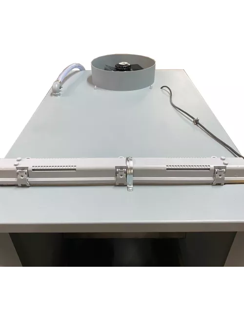 CABINE D'EMAILLAGE INOX CPA5 ETROITE A RIDEAU D'EAU