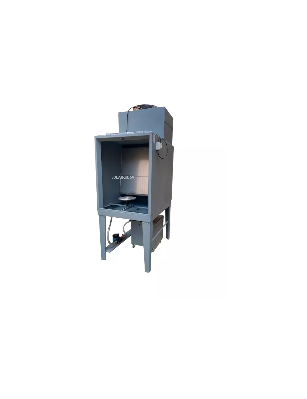 CABINE D'EMAILLAGE CPA2-INOX RECYCLE  RIDEAU D'EAU SS SORTIE EXT
