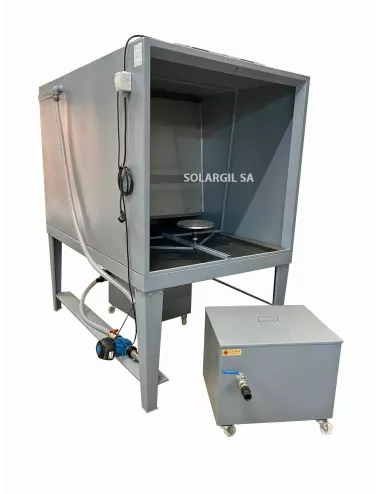 Cabine d’émaillage CPA1000 inox à rideau d’eau grande capacité