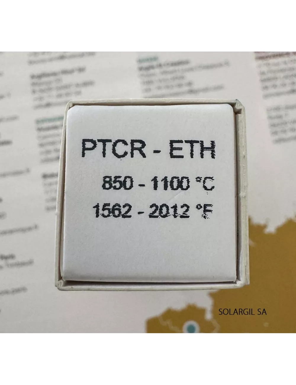 ANNEAUX DE TEMPERATURE PTCR-ETH  850°-1100°C BTE DE 15 U