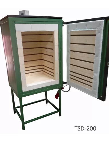 Four électrique TSD200 – 200 L, 1300°C pour céramique et ateliers