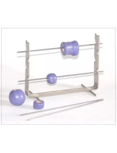 SUPPORT DE PERLE SIMPLE 3 BARRES H135 MM 1200°C