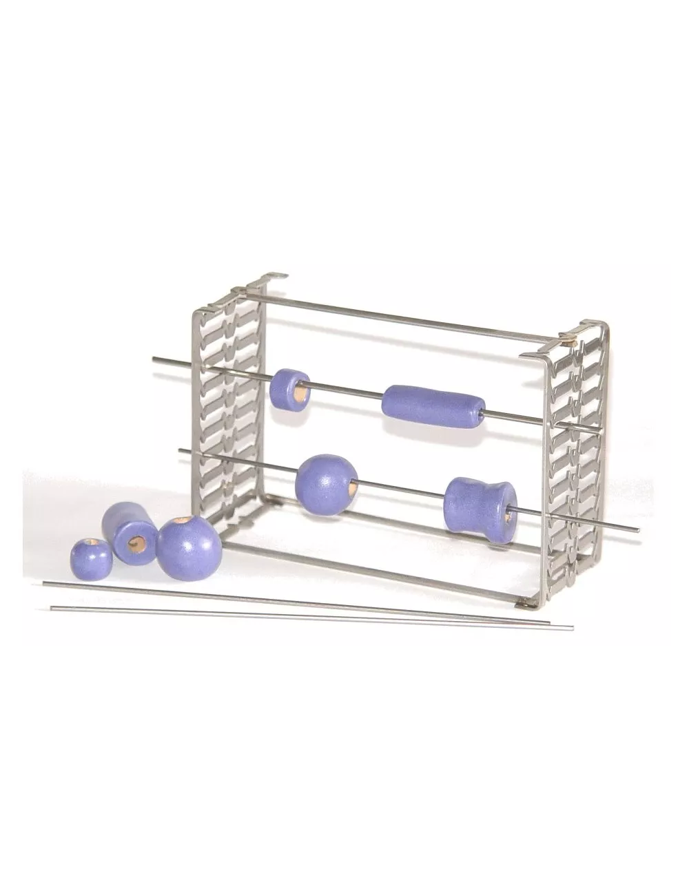 SUPPORT MULTIPLE POUR PERLE 6 BARRES H130 P80 MM 1200°C