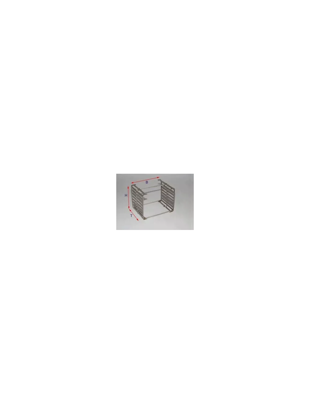 SUPPORT MULTIPLE POUR PERLE 6 BARRES H130 P80 MM 1200°C