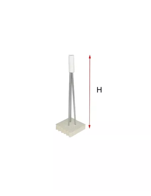 SUPPORT POUR PIÉCE CREUSE H200 MM 1200°C