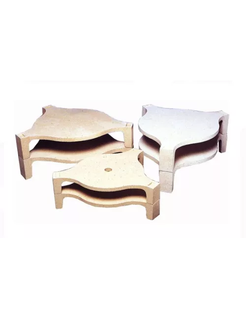 SUPPORTS ASSIETTES EN TFS-FL PLEIN 360*67 1300°C