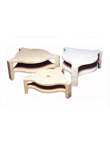SUPPORTS ASSIETTES EN TFS-FL PLEIN 260*45 1300°C